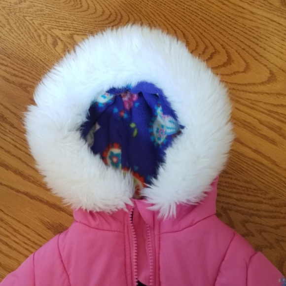Weathertamer Toddler Pink Quilted Puffer Jacket - Picture 2 of 7